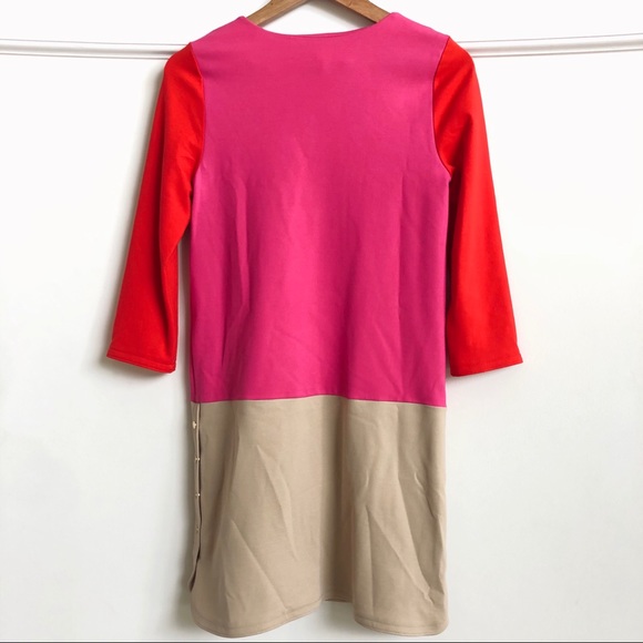 Juicy Couture Pink Colorblock Snap Accent Dress - Picture 2 of 4